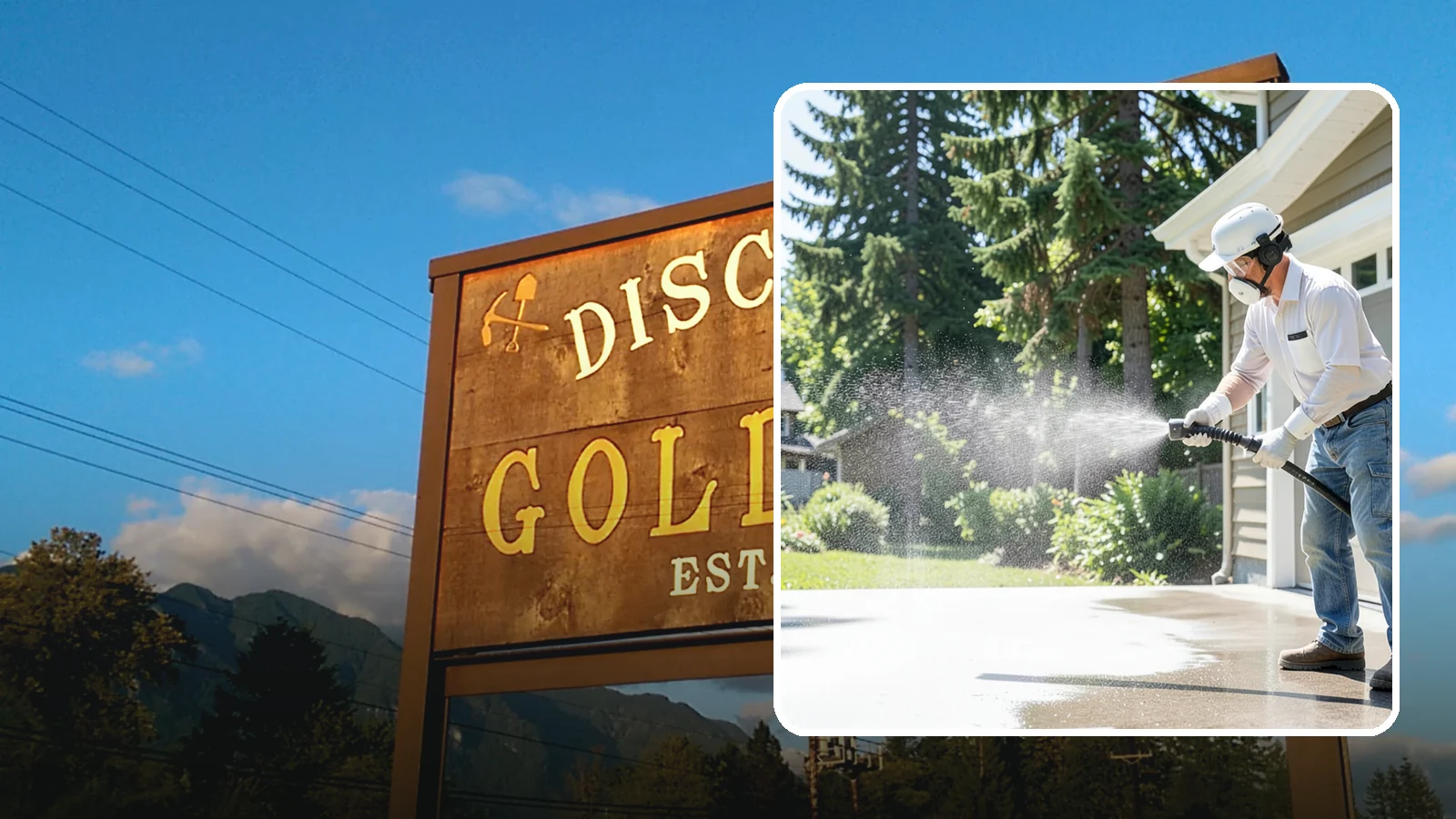 Plastic Cleaning in Gold Bar, Snohomish County, WA - Cleaning of exterior plastic and vinyl fixtures, furniture, and trim that removes grime, mold, and chalking gently.