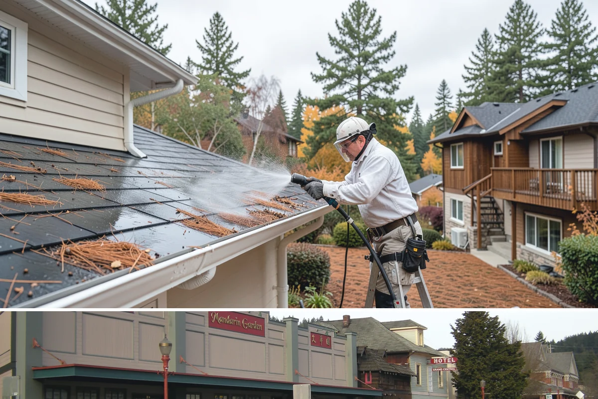 Plastic Cleaning in Issaquah, King County, WA - Clean exterior plastic in spring to remove winter mold, or in fall before storing furniture for the wet season.