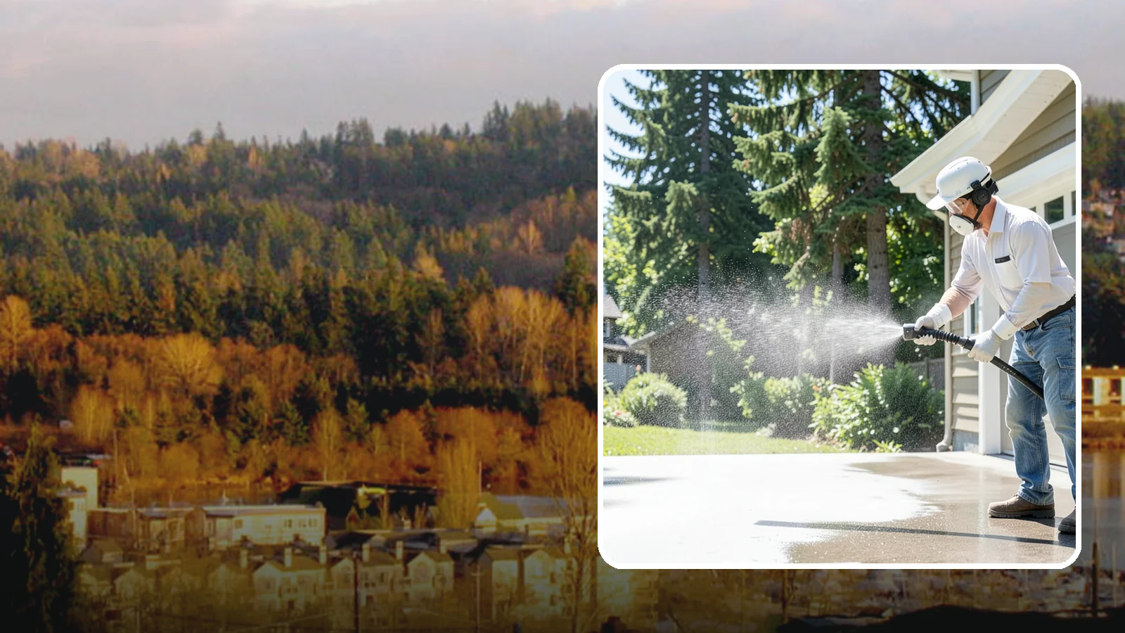 Plastic Cleaning in Kenmore, King County, WA - Cleaning of exterior plastic and vinyl fixtures, furniture, and trim that removes grime, mold, and chalking gently.