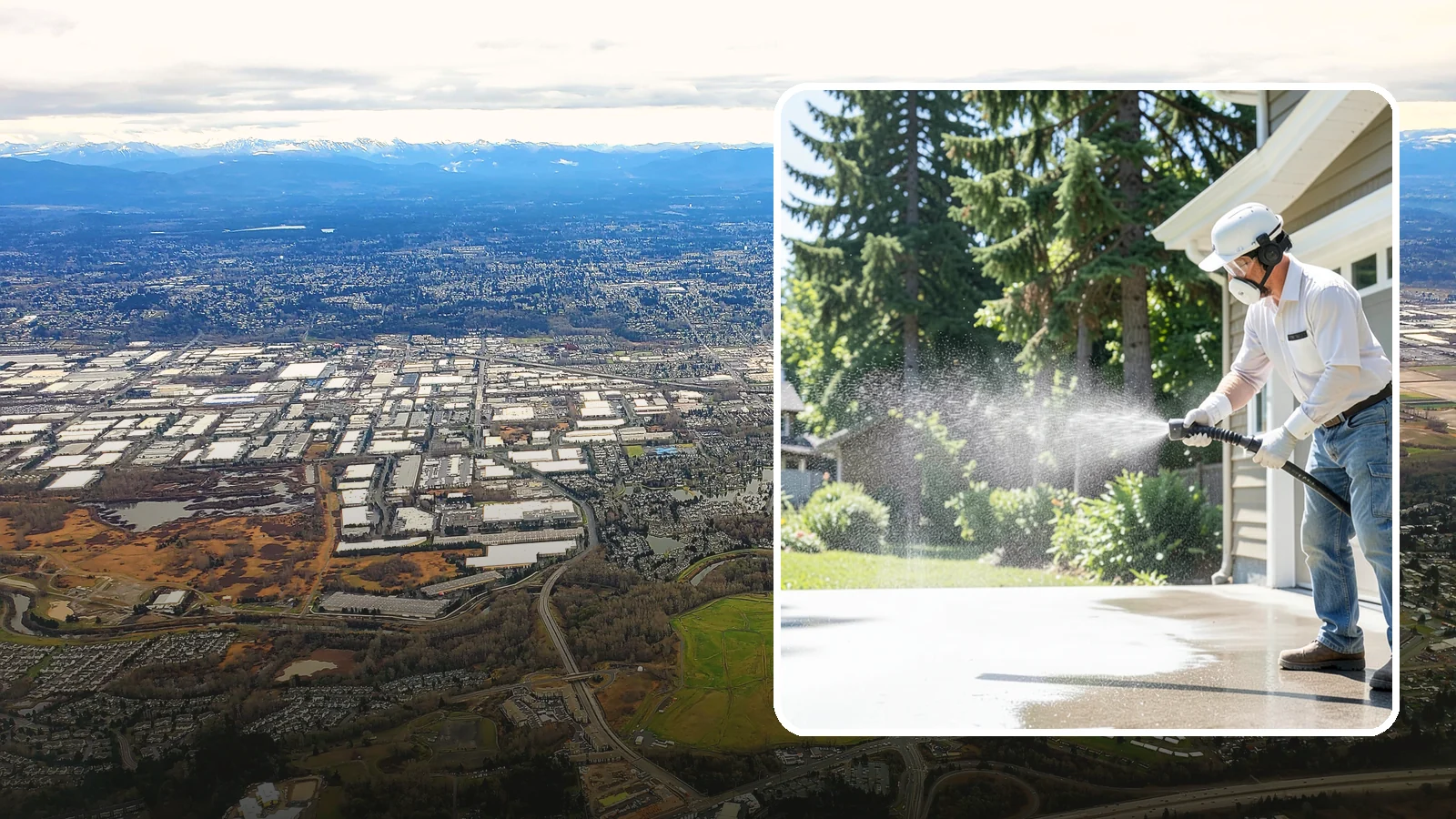 Plastic Cleaning in Kent, King County, WA - Cleaning of exterior plastic and vinyl fixtures, furniture, and trim that removes grime, mold, and chalking gently.