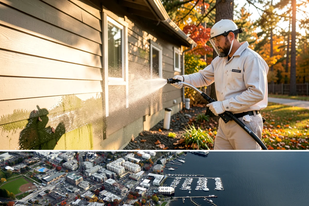 Plastic Cleaning in Kirkland, King County, WA - Clean exterior plastic in spring to remove winter mold, or in fall before storing furniture for the wet season.