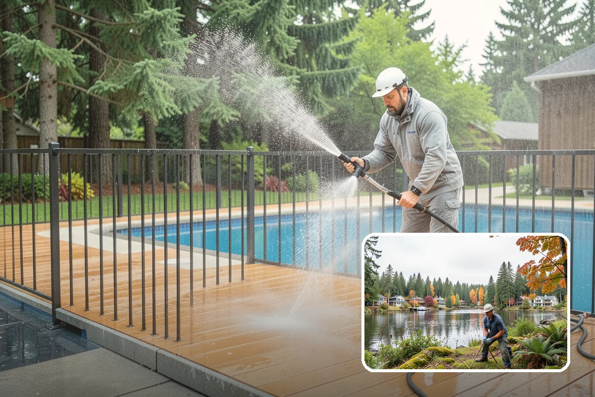 Plastic Cleaning in La Conner, Skagit County, WA - Lifts mold, grime, and chalking from plastic