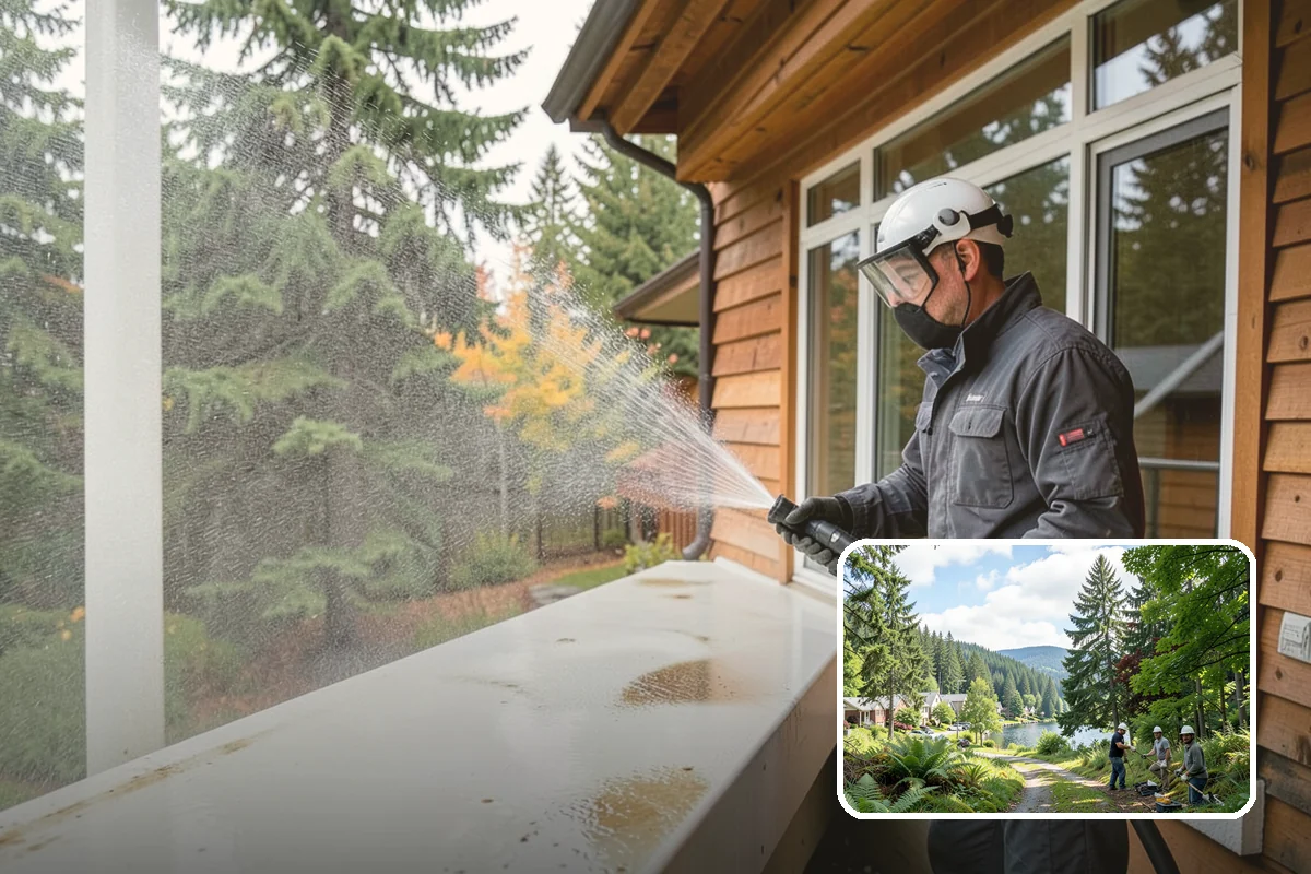 Plastic Cleaning in Lake Forest Park, King County, WA - Lifts mold, grime, and chalking from plastic