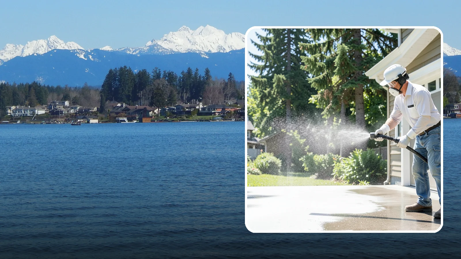 Plastic Cleaning in Lake Stevens, Snohomish County, WA - Cleaning of exterior plastic and vinyl fixtures, furniture, and trim that removes grime, mold, and chalking gently.