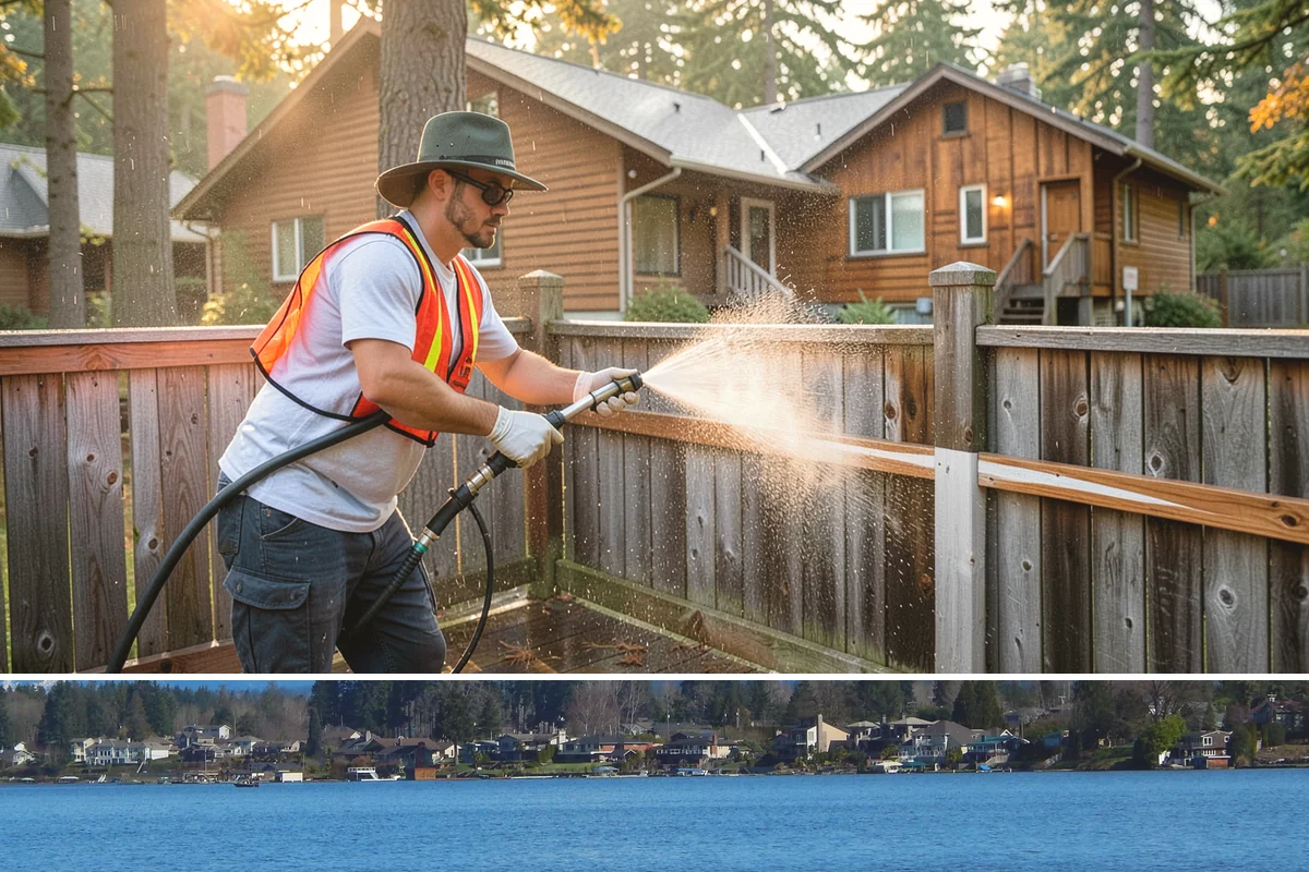 Plastic Cleaning in Lake Stevens, Snohomish County, WA - Clean exterior plastic in spring to remove winter mold, or in fall before storing furniture for the wet season.