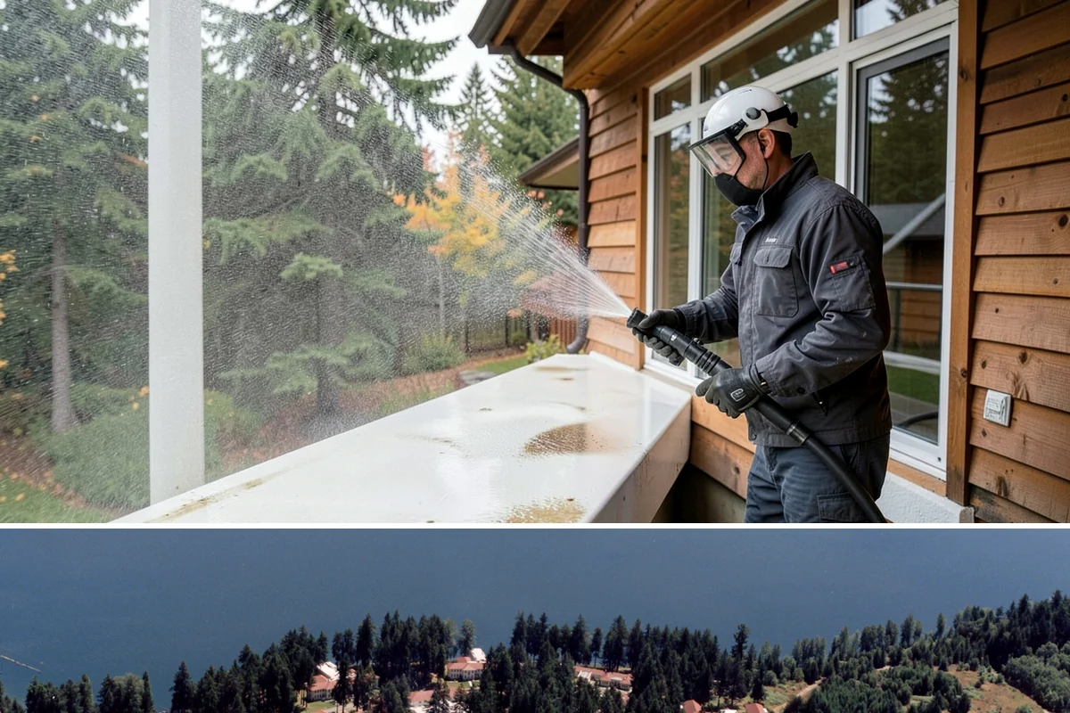 Plastic Cleaning in Lakewood, Pierce County, WA - Clean exterior plastic in spring to remove winter mold, or in fall before storing furniture for the wet season.