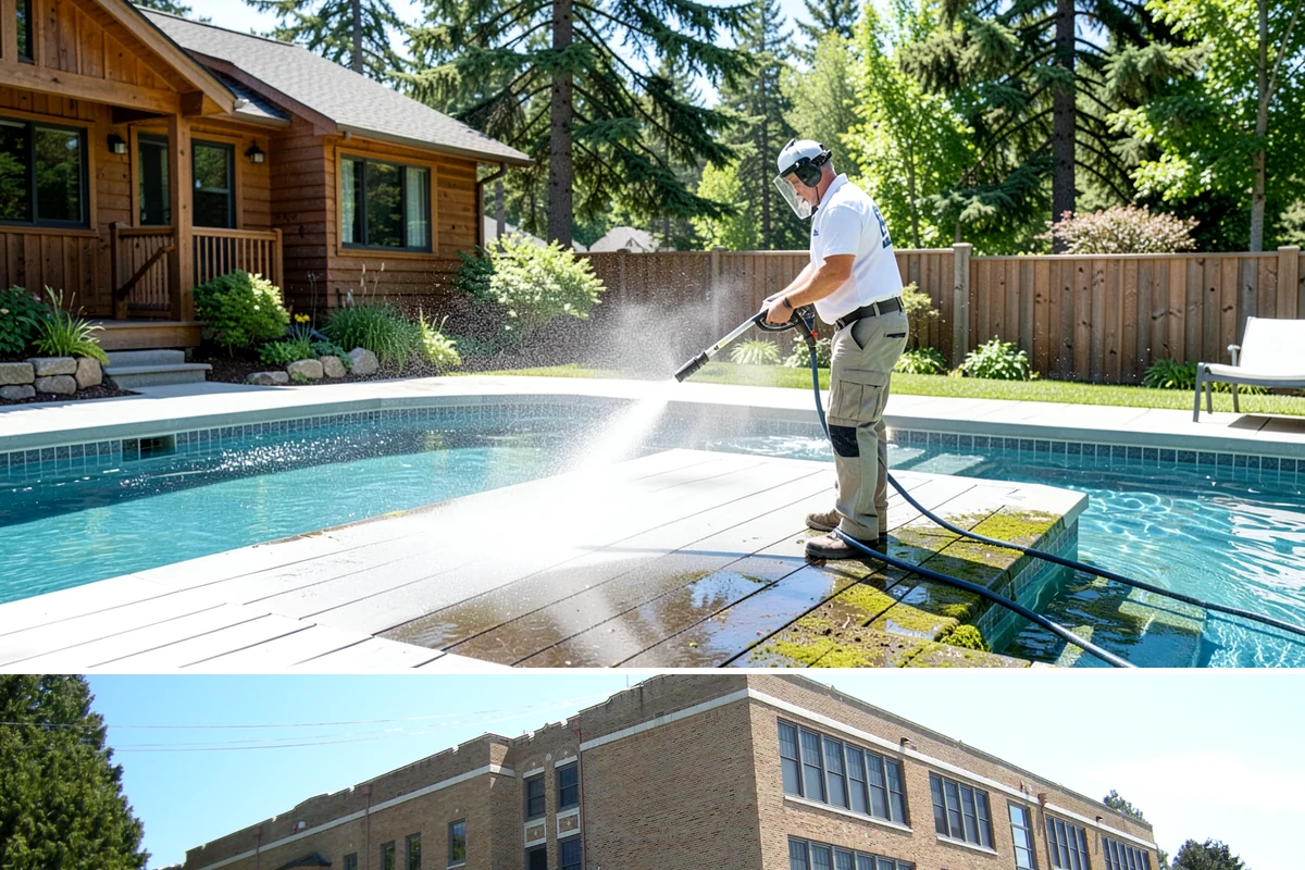 Plastic Cleaning in Maple Valley, King County, WA - Clean exterior plastic in spring to remove winter mold, or in fall before storing furniture for the wet season.