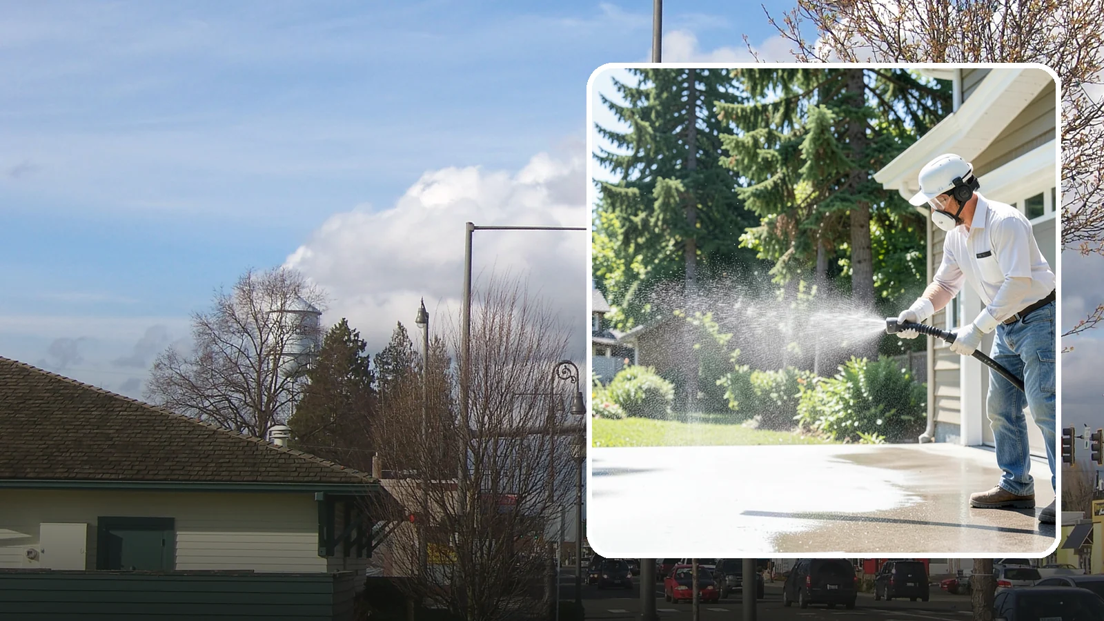 Plastic Cleaning in Marysville, Snohomish County, WA - Cleaning of exterior plastic and vinyl fixtures, furniture, and trim that removes grime, mold, and chalking gently.