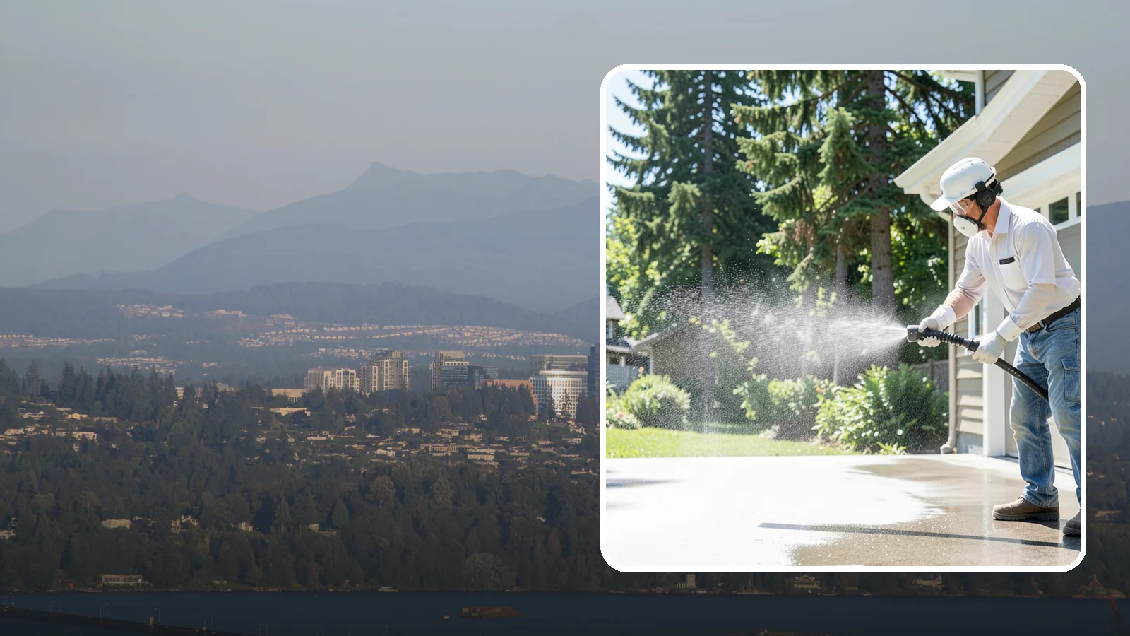 Plastic Cleaning in Medina, King County, WA - Cleaning of exterior plastic and vinyl fixtures, furniture, and trim that removes grime, mold, and chalking gently.