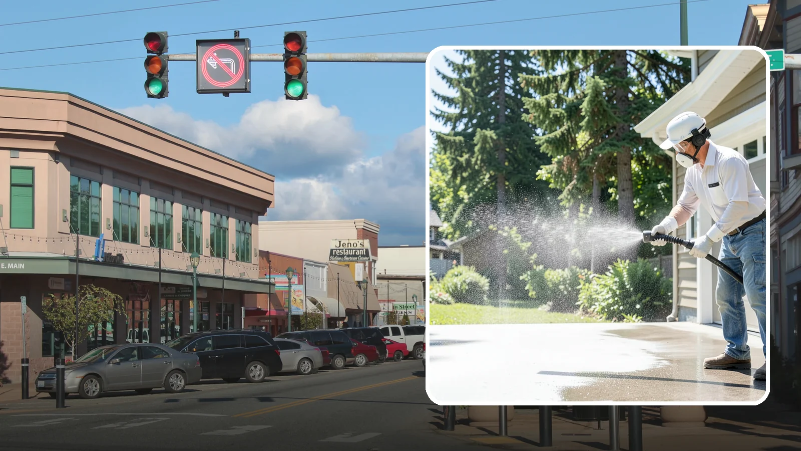 Plastic Cleaning in Monroe, Snohomish County, WA - Cleaning of exterior plastic and vinyl fixtures, furniture, and trim that removes grime, mold, and chalking gently.