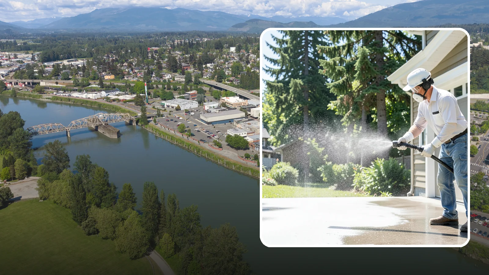 Plastic Cleaning in Mount Vernon, Skagit County, WA - Cleaning of exterior plastic and vinyl fixtures, furniture, and trim that removes grime, mold, and chalking gently.