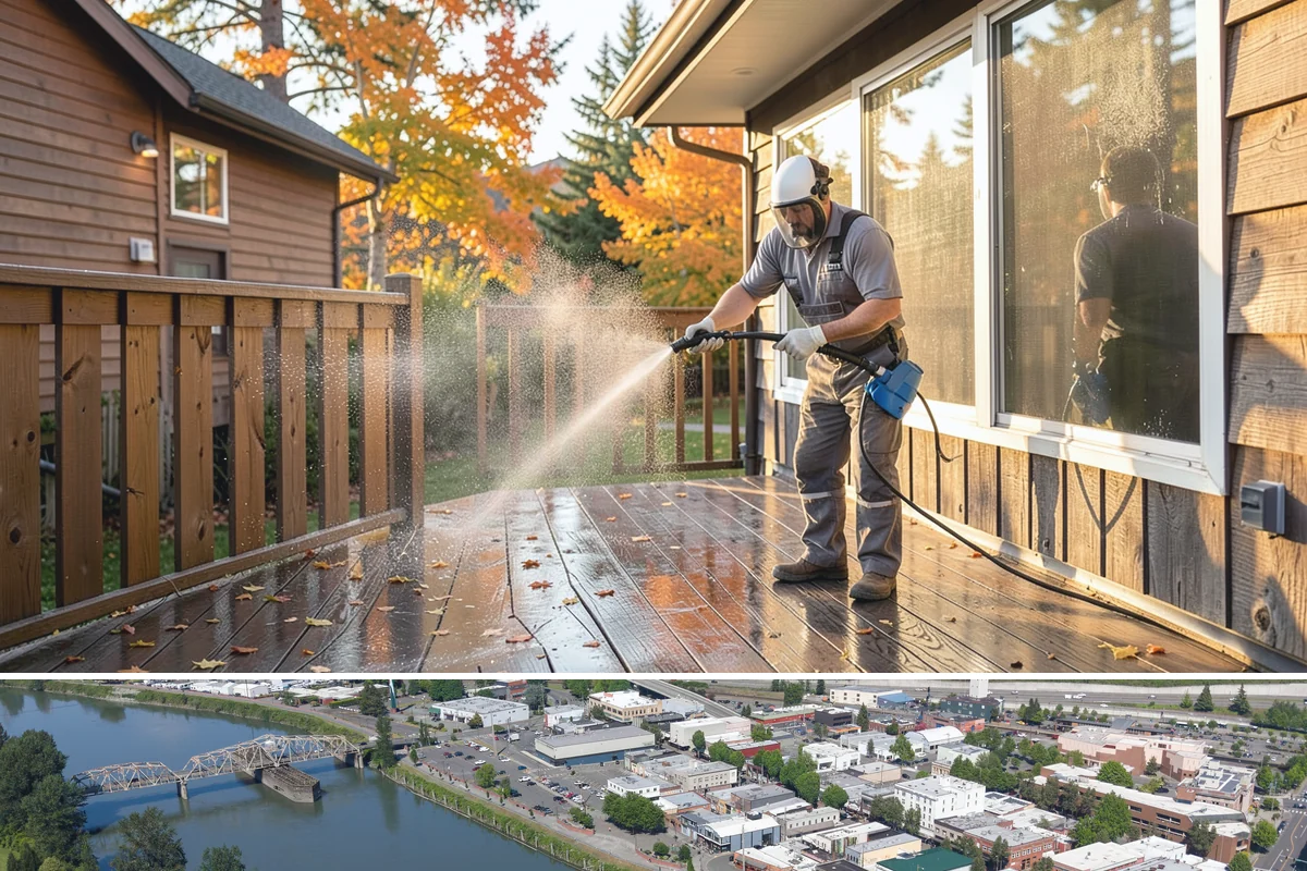 Plastic Cleaning in Mount Vernon, Skagit County, WA - Clean exterior plastic in spring to remove winter mold, or in fall before storing furniture for the wet season.