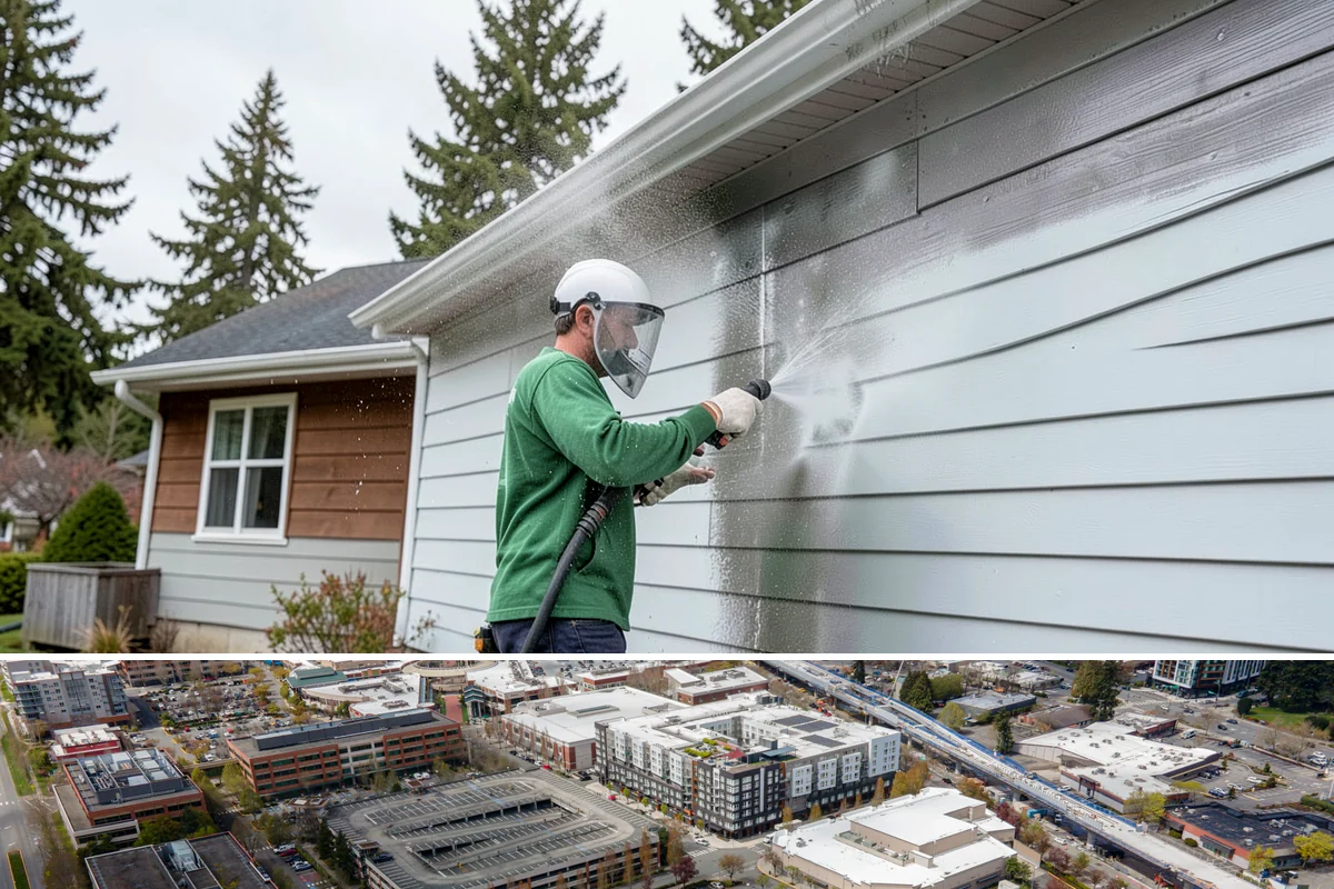 Plastic Cleaning in Redmond, King County, WA - Clean exterior plastic in spring to remove winter mold, or in fall before storing furniture for the wet season.