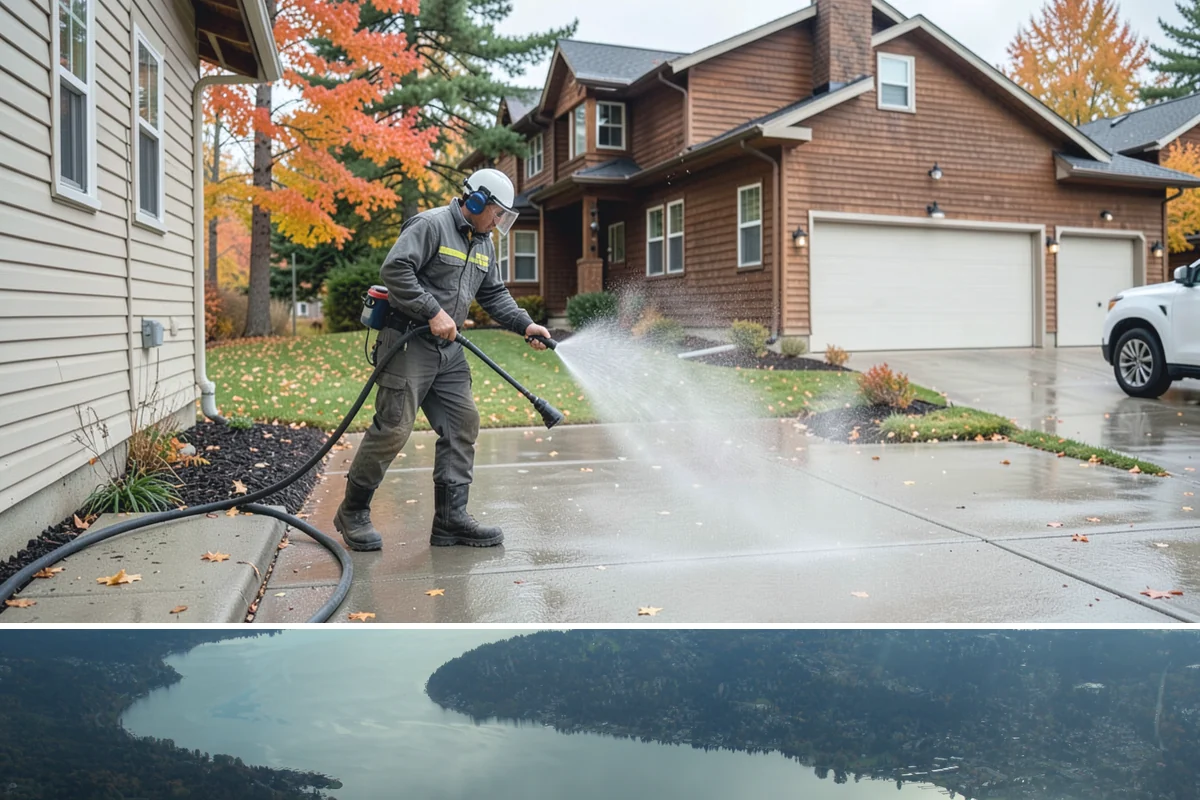Plastic Cleaning in Sammamish, King County, WA - Clean exterior plastic in spring to remove winter mold, or in fall before storing furniture for the wet season.
