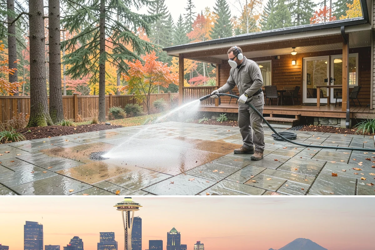 Plastic Cleaning in Seattle, King County, WA - Clean exterior plastic in spring to remove winter mold, or in fall before storing furniture for the wet season.