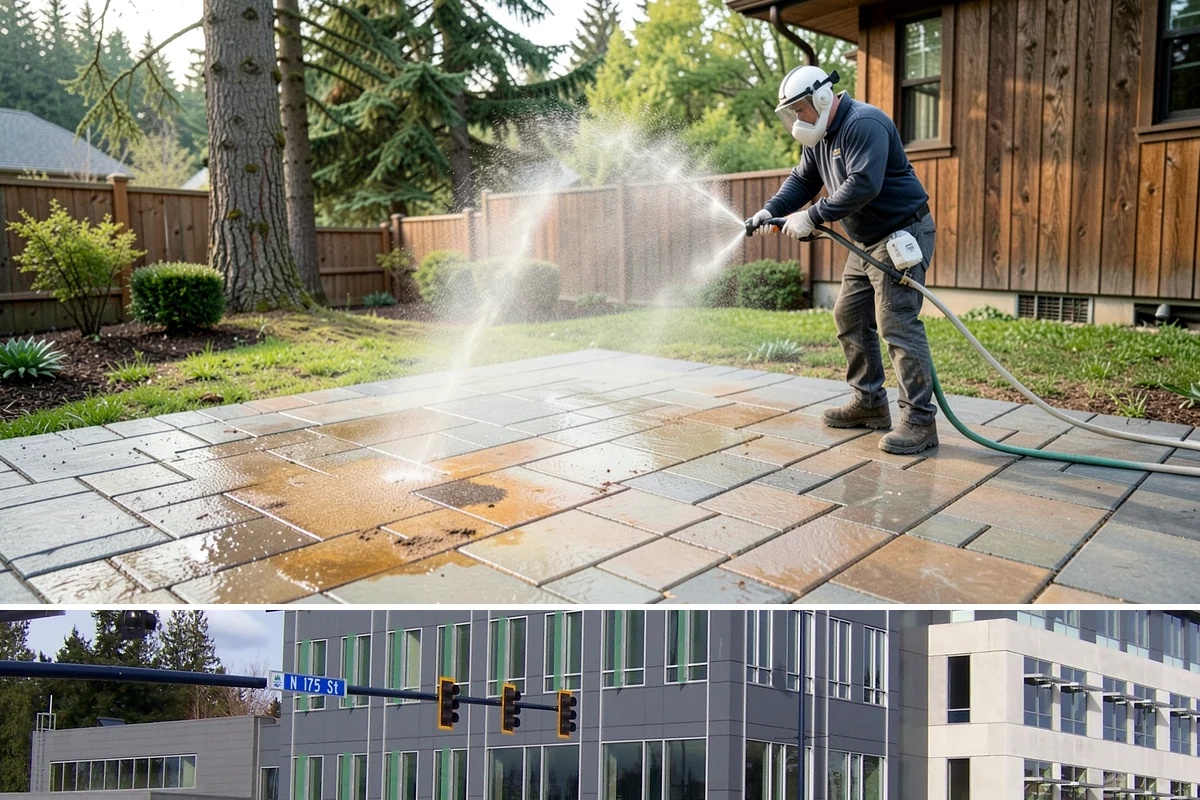Plastic Cleaning in Shoreline, King County, WA - Clean exterior plastic in spring to remove winter mold, or in fall before storing furniture for the wet season.