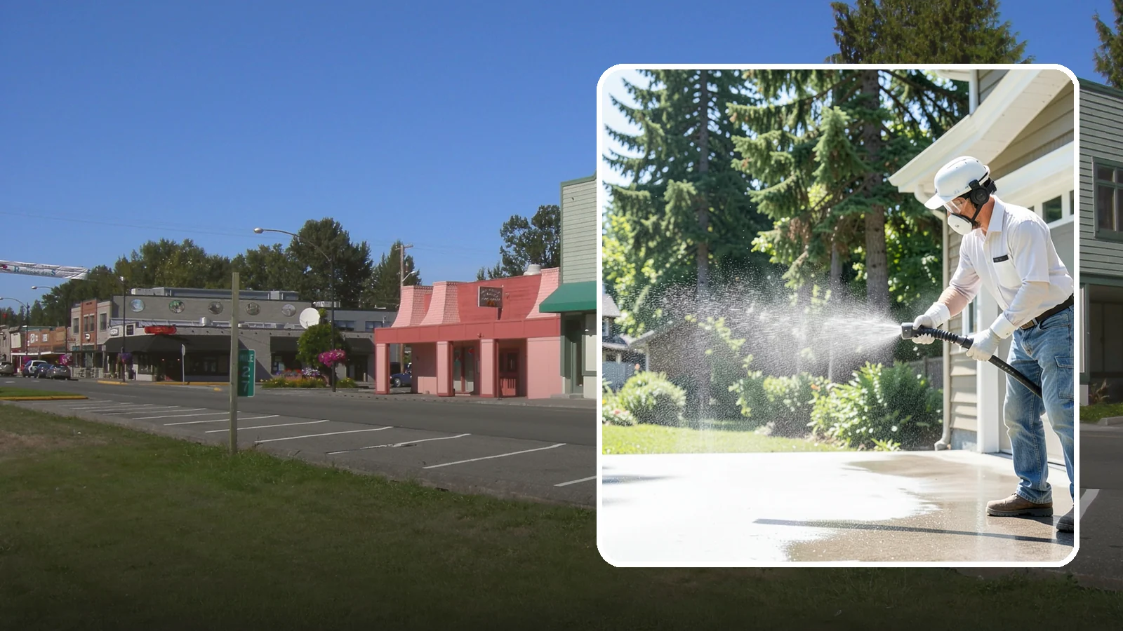 Plastic Cleaning in Snoqualmie, King County, WA - Cleaning of exterior plastic and vinyl fixtures, furniture, and trim that removes grime, mold, and chalking gently.