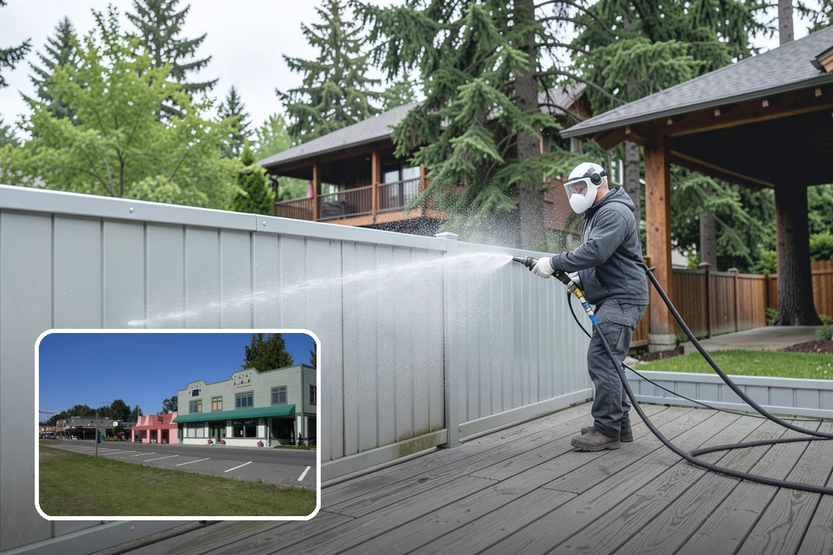 Plastic Cleaning in Snoqualmie, King County, WA - Lifts mold, grime, and chalking from plastic
