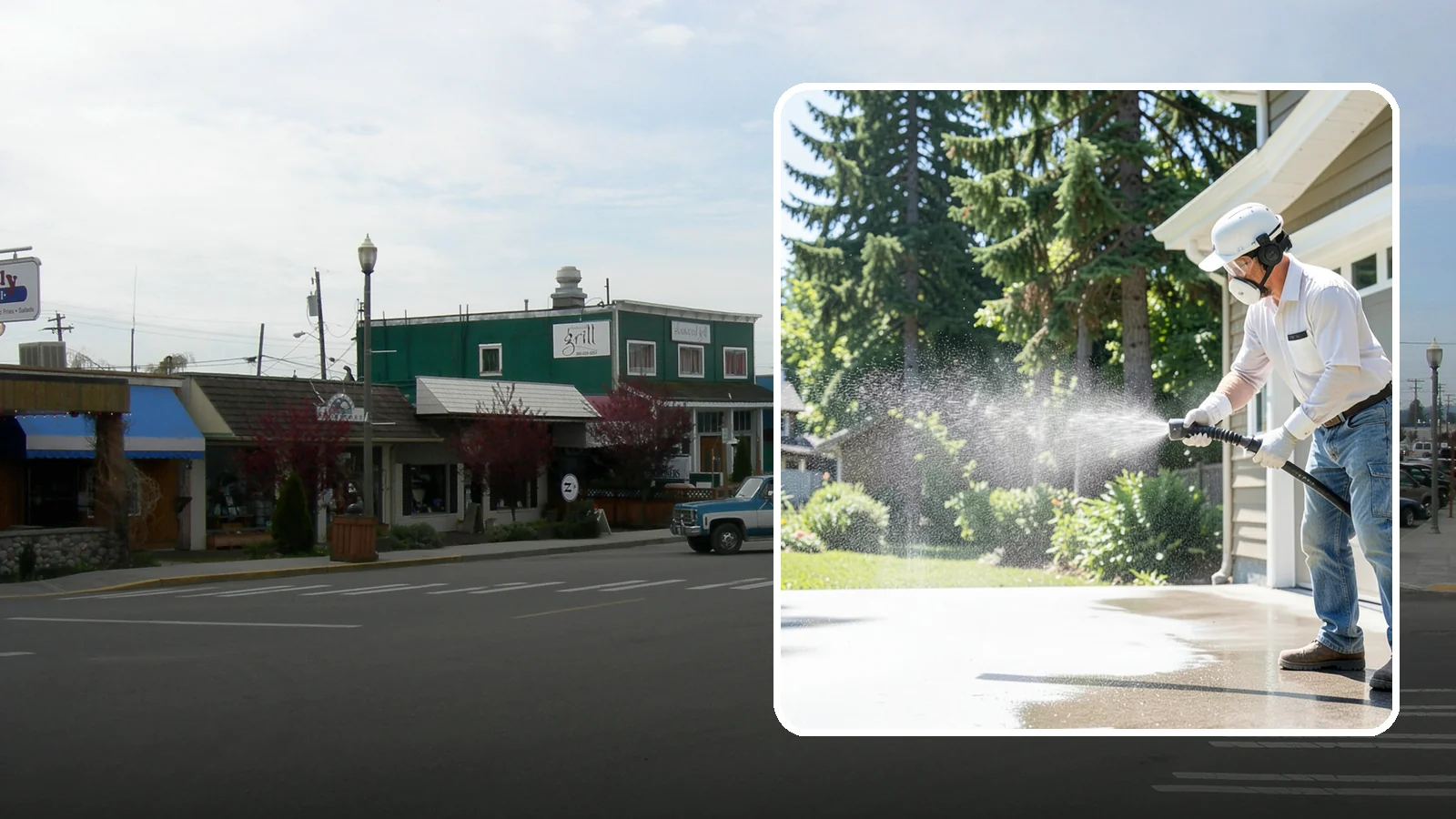 Plastic Cleaning in Stanwood, Snohomish County, WA - Cleaning of exterior plastic and vinyl fixtures, furniture, and trim that removes grime, mold, and chalking gently.