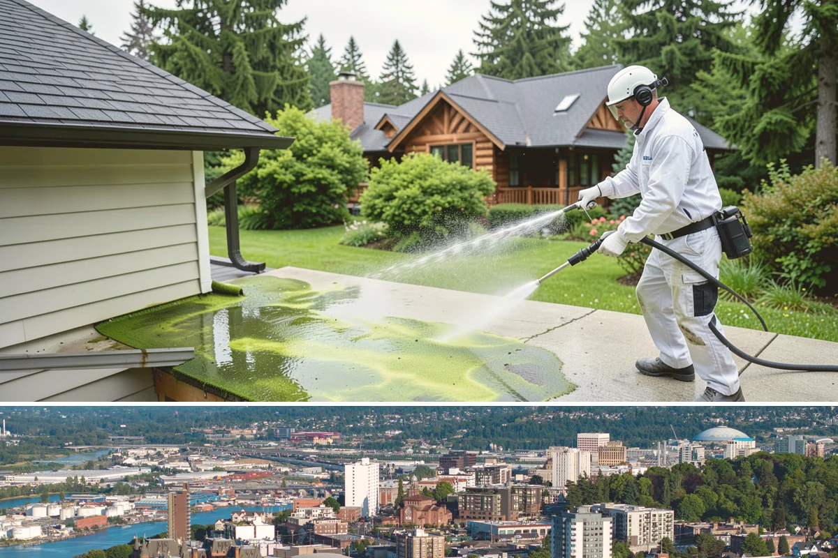 Plastic Cleaning in Tacoma, Pierce County, WA - Clean exterior plastic in spring to remove winter mold, or in fall before storing furniture for the wet season.