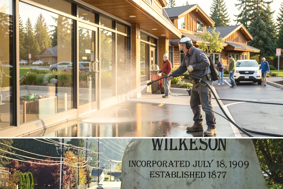 Plastic Cleaning in Wilkeson, Pierce County, WA - Clean exterior plastic in spring to remove winter mold, or in fall before storing furniture for the wet season.