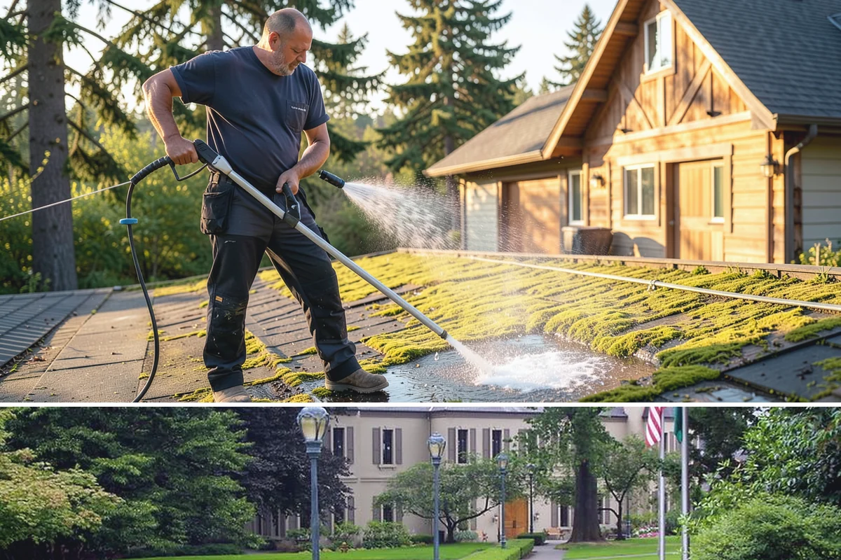 Plastic Cleaning in Woodinville, King County, WA - Clean exterior plastic in spring to remove winter mold, or in fall before storing furniture for the wet season.