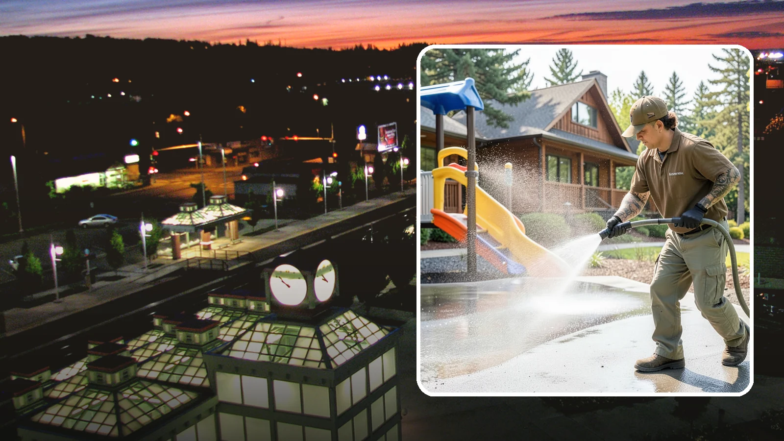 Playground Cleaning in Auburn, King County, WA - We sanitize and clean playground equipment and safety surfacing, clearing the mold and grime kids' hands and shoes pick up in wet...