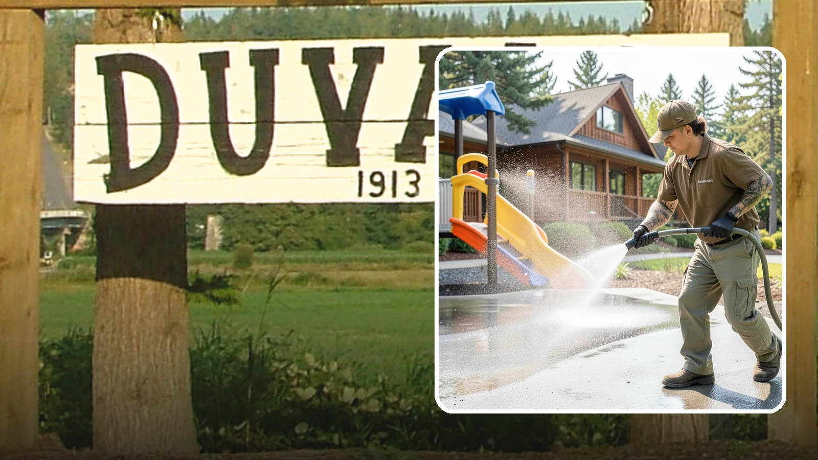 Playground Cleaning in Duvall, King County, WA - We sanitize and clean playground equipment and safety surfacing, clearing the mold and grime kids' hands and shoes pick up in wet...