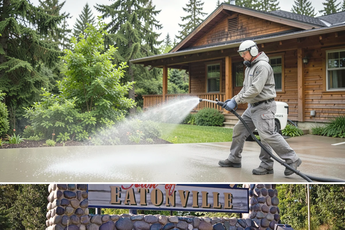 Playground Cleaning in Eatonville, Pierce County, WA - Clean playgrounds in spring to reset equipment after a long, damp winter of limited use.