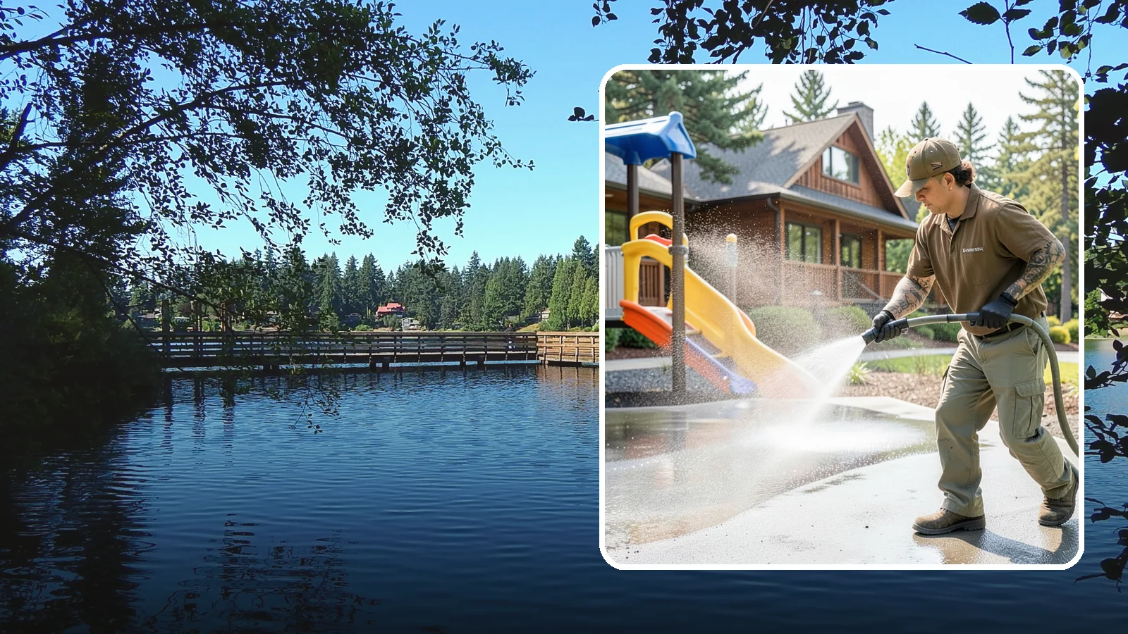 Playground Cleaning in Federal Way, King County, WA - We sanitize and clean playground equipment and safety surfacing, clearing the mold and grime kids' hands and shoes pick up in wet...