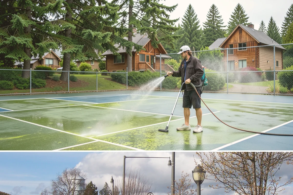 Playground Cleaning in Marysville, Snohomish County, WA - Clean playgrounds in spring to reset equipment after a long, damp winter of limited use.