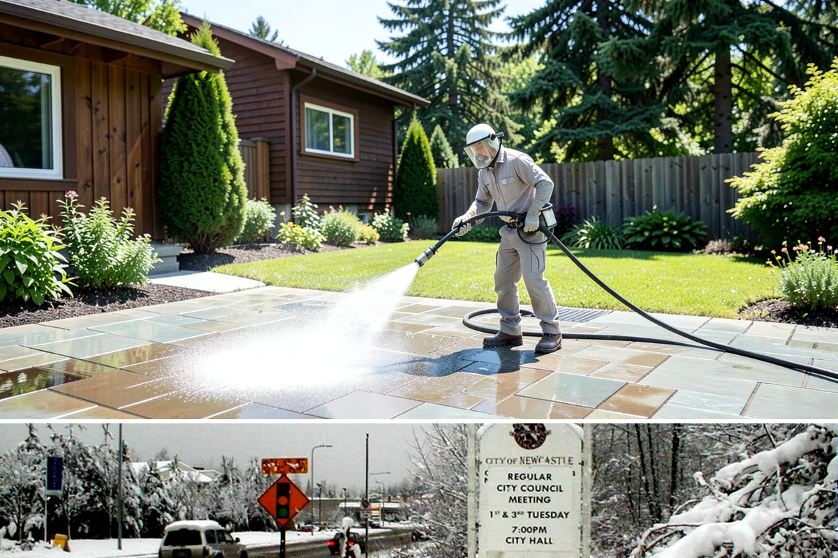Playground Cleaning in Newcastle, King County, WA - Clean playgrounds in spring to reset equipment after a long, damp winter of limited use.