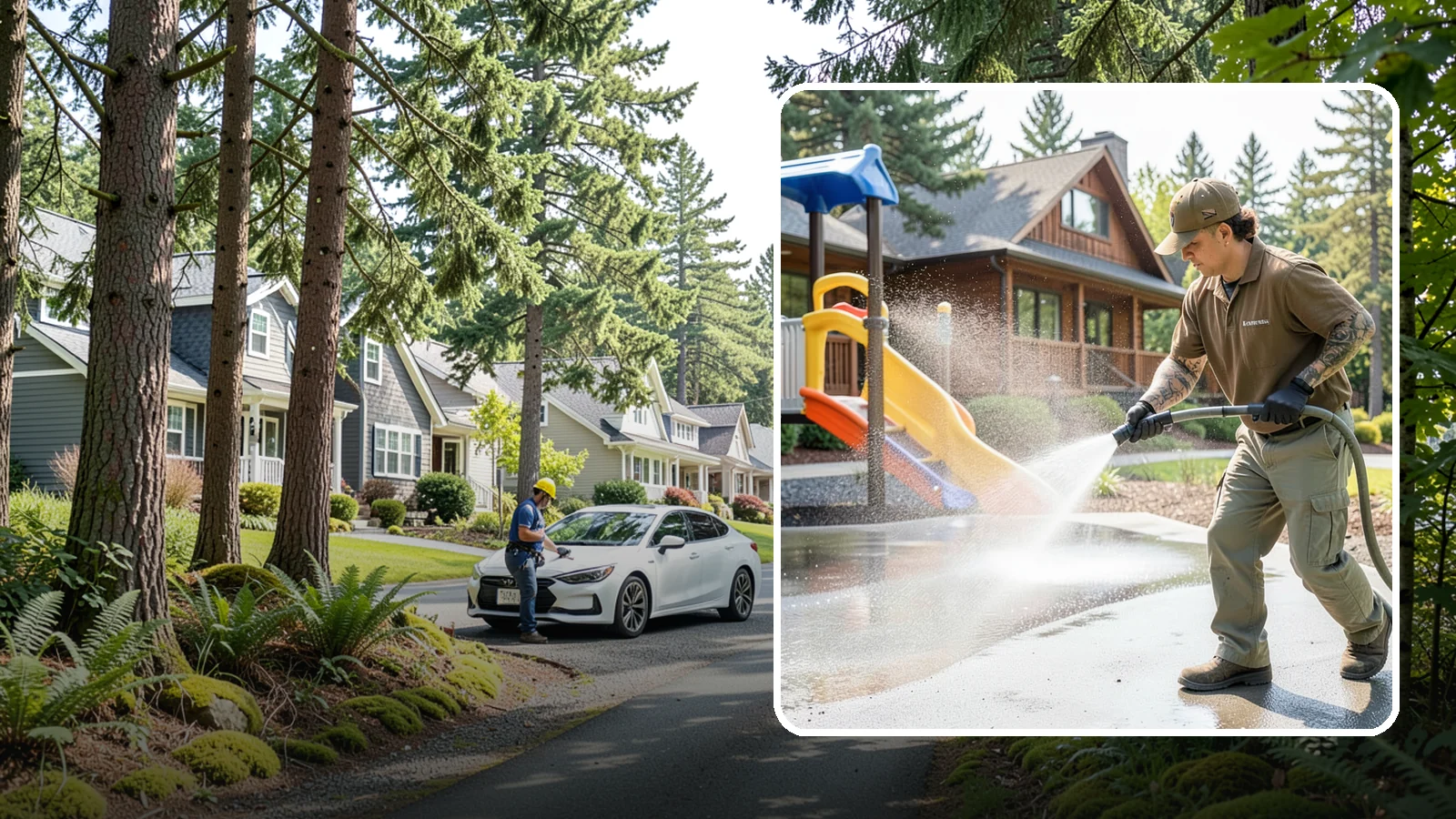 Playground Cleaning in Normandy Park, King County, WA - We sanitize and clean playground equipment and safety surfacing, clearing the mold and grime kids' hands and shoes pick up in wet...