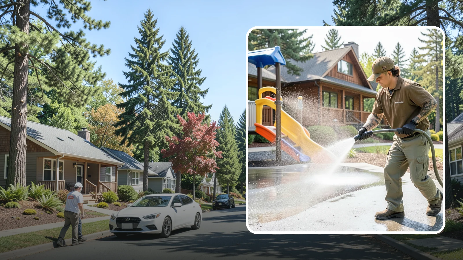 Playground Cleaning in Orting, Pierce County, WA - We sanitize and clean playground equipment and safety surfacing, clearing the mold and grime kids' hands and shoes pick up in wet...