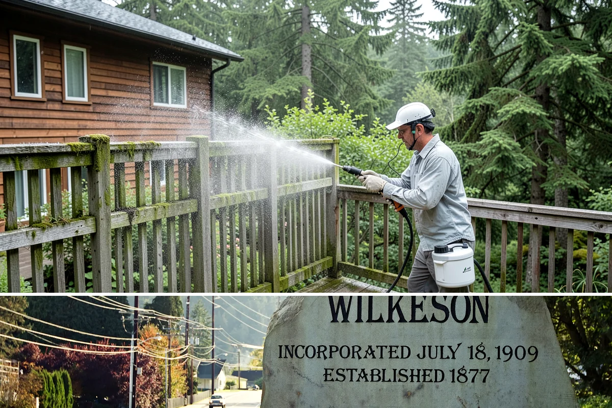 Playground Cleaning in Wilkeson, Pierce County, WA - Clean playgrounds in spring to reset equipment after a long, damp winter of limited use.