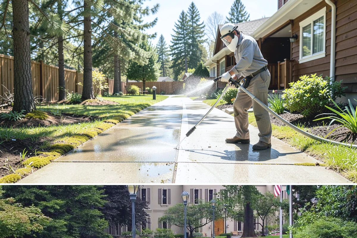 Playground Cleaning in Woodinville, King County, WA - Clean playgrounds in spring to reset equipment after a long, damp winter of limited use.
