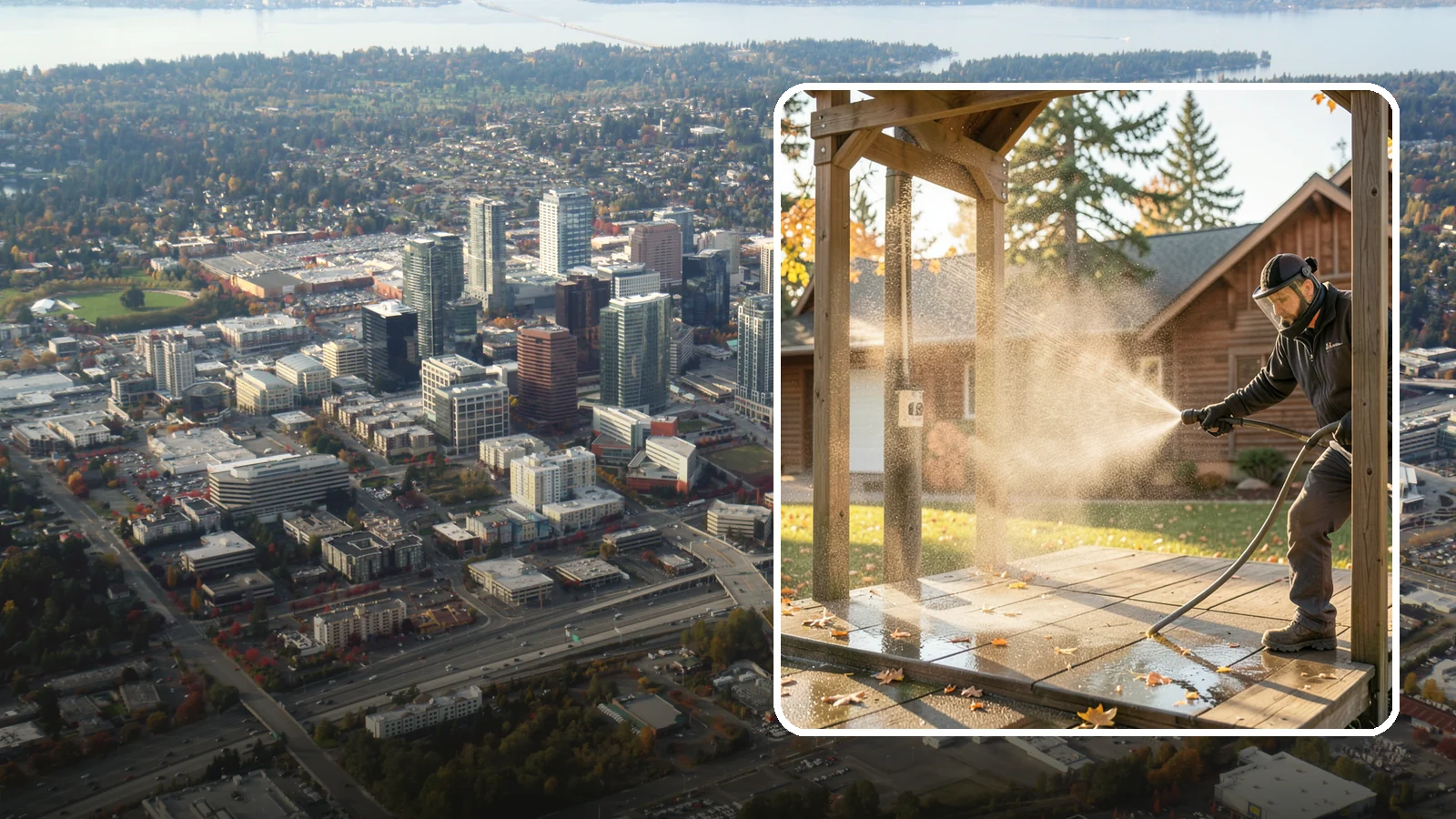 Playset Cleaning in Bellevue, King County, WA - Sanitize and clean wood and plastic playsets to remove mold, mildew, and grime for a safer play surface.