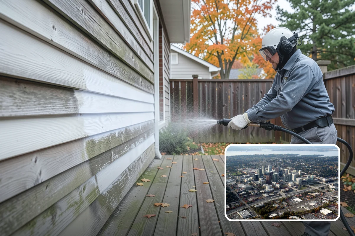 Playset Cleaning in Bellevue, King County, WA - Removes mold and mildew from surfaces kids touch