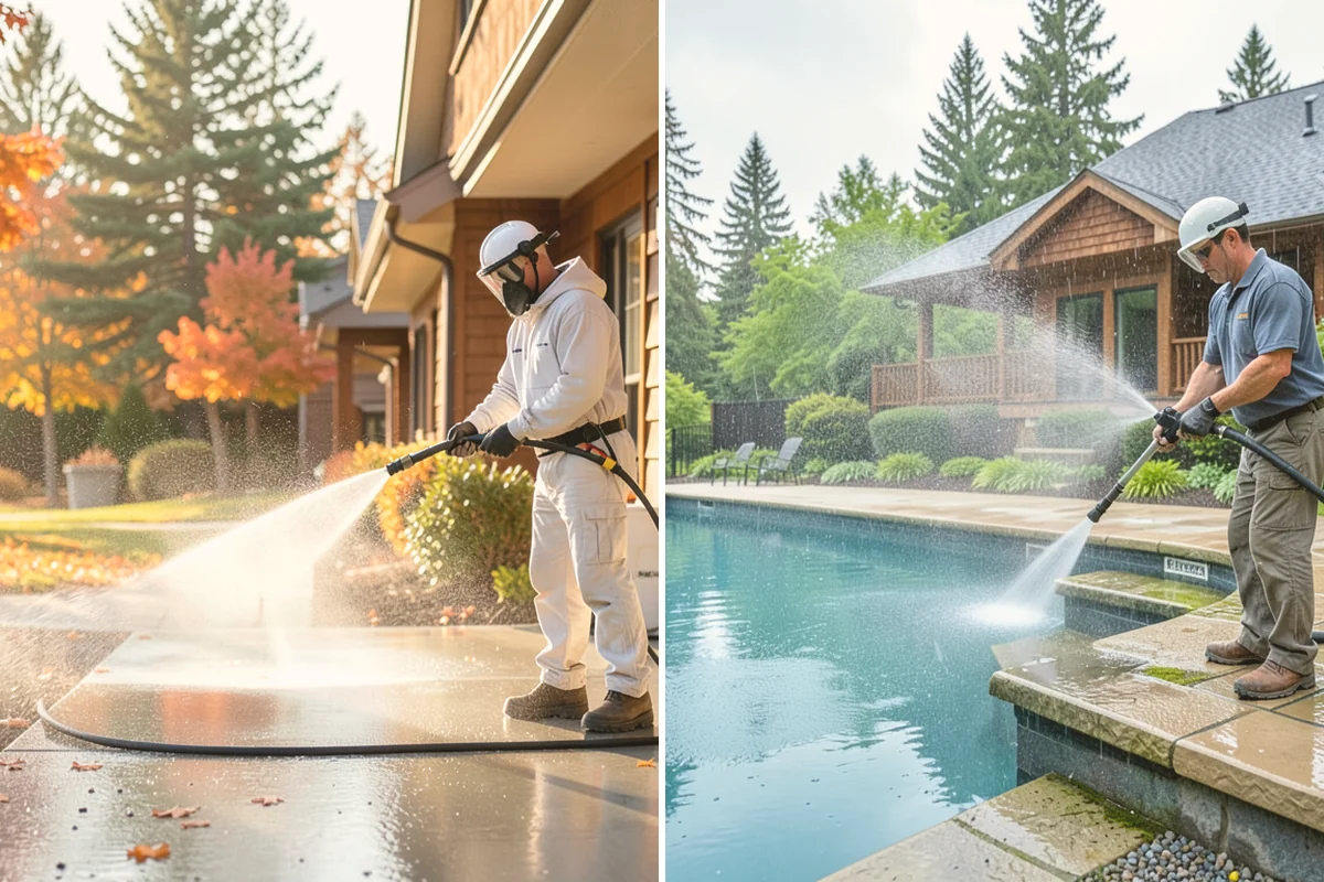 Playset Cleaning in Bellevue, King County, WA - Clear the play area and inspect the surfaces