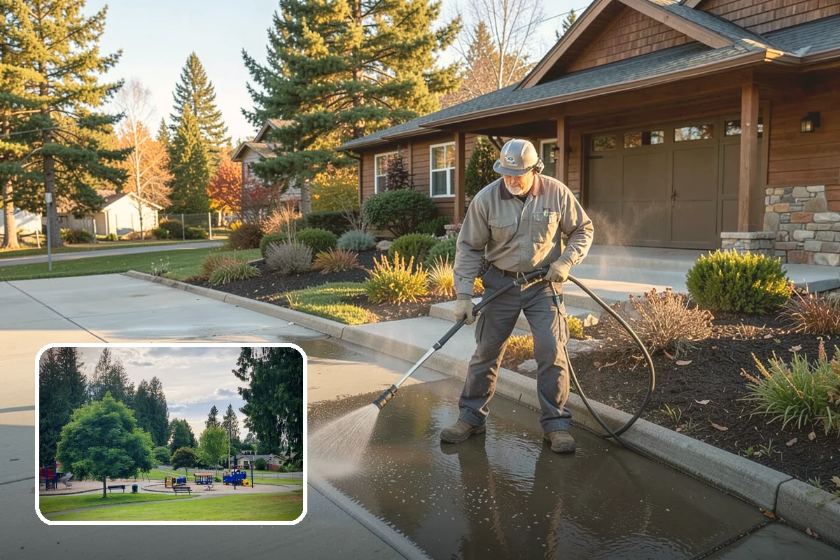 Playset Cleaning in Bonney Lake, Pierce County, WA - Removes mold and mildew from surfaces kids touch