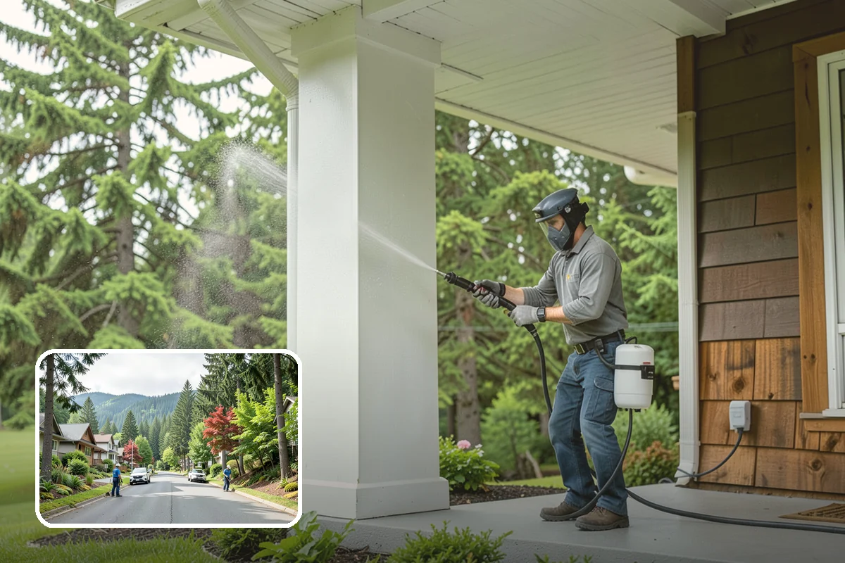 Playset Cleaning in Darrington, Snohomish County, WA - Removes mold and mildew from surfaces kids touch