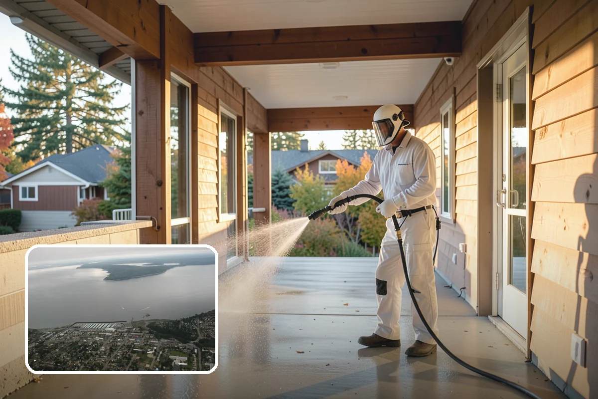 Playset Cleaning in Des Moines, King County, WA - Removes mold and mildew from surfaces kids touch
