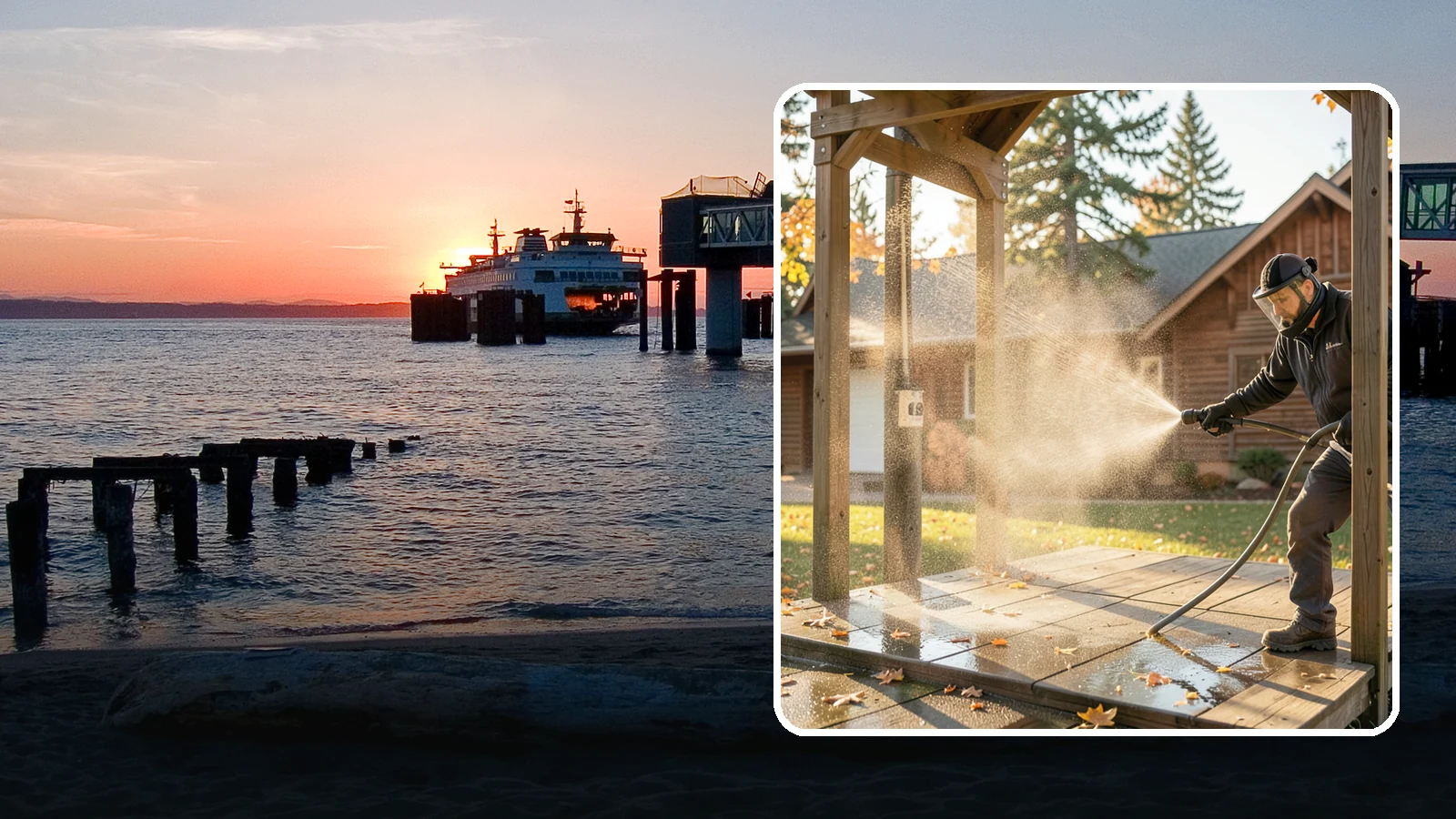 Playset Cleaning in Edmonds, Snohomish County, WA - Sanitize and clean wood and plastic playsets to remove mold, mildew, and grime for a safer play surface.