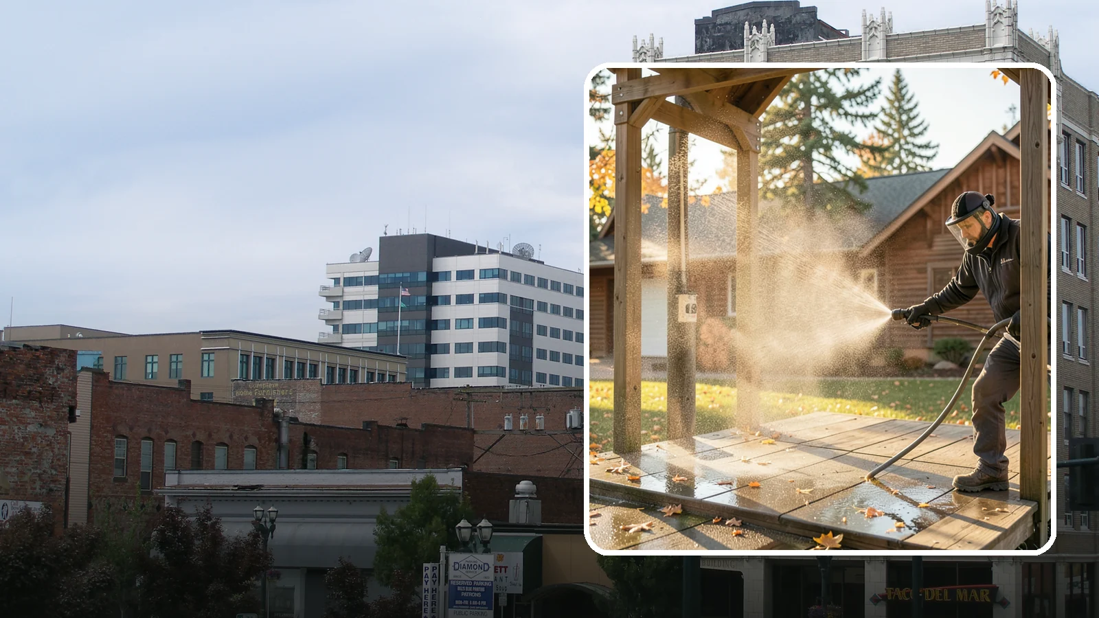 Playset Cleaning in Everett, Snohomish County, WA - Sanitize and clean wood and plastic playsets to remove mold, mildew, and grime for a safer play surface.