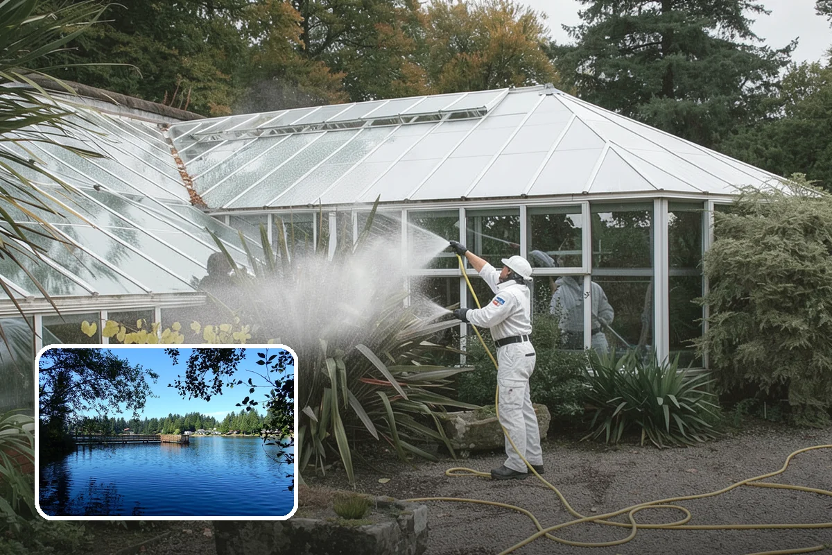 Playset Cleaning in Federal Way, King County, WA - Removes mold and mildew from surfaces kids touch