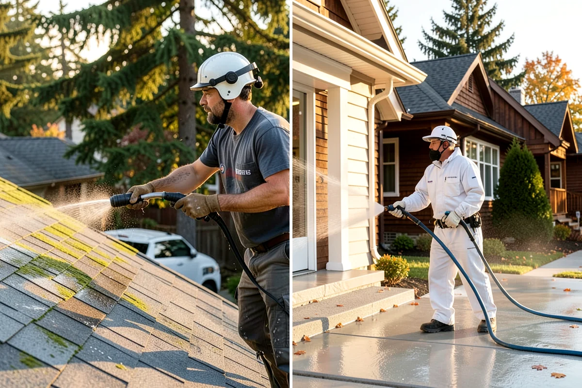 Playset Cleaning in Gig Harbor, Pierce County, WA - Clear the play area and inspect the surfaces