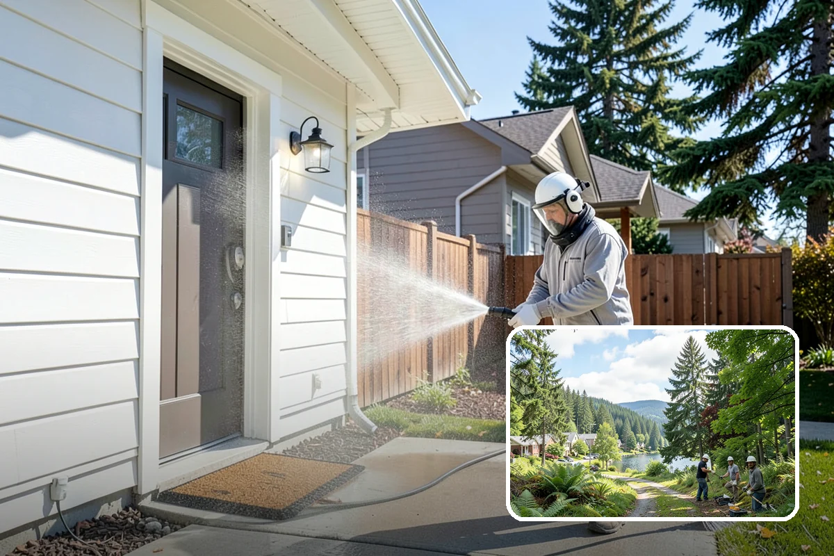 Playset Cleaning in Lake Forest Park, King County, WA - Removes mold and mildew from surfaces kids touch