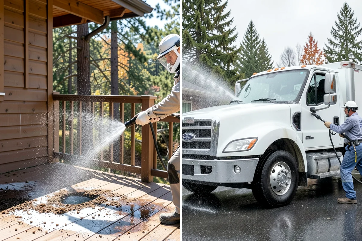 Playset Cleaning in Lake Forest Park, King County, WA - Clear the play area and inspect the surfaces