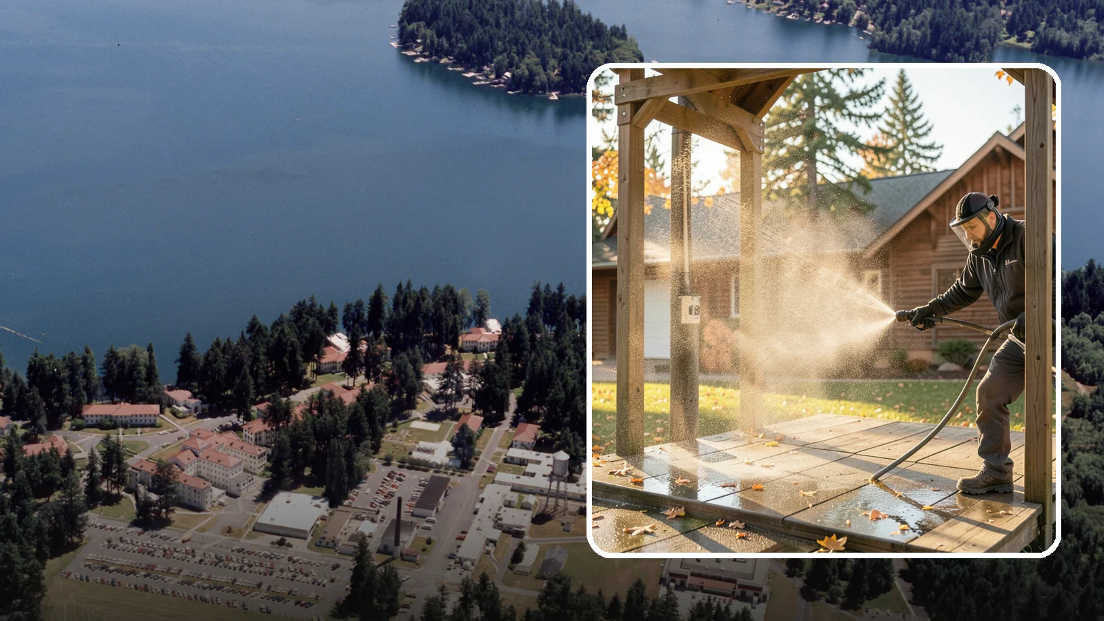 Playset Cleaning in Lakewood, Pierce County, WA - Sanitize and clean wood and plastic playsets to remove mold, mildew, and grime for a safer play surface.