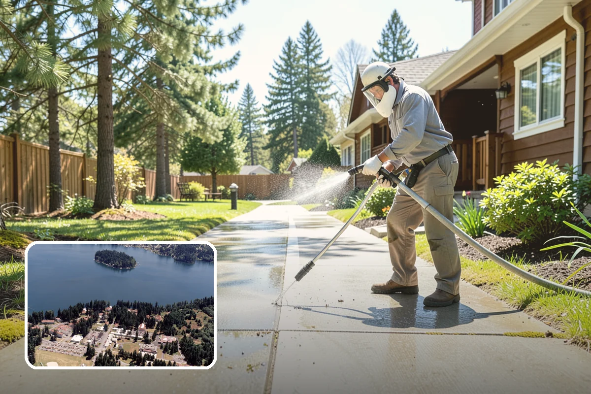 Playset Cleaning in Lakewood, Pierce County, WA - Removes mold and mildew from surfaces kids touch
